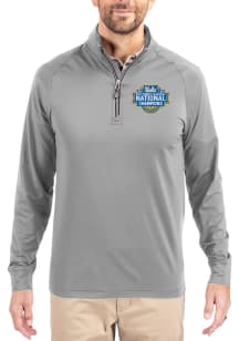 Cutter and Buck UCLA Bruins Mens Anthracite 2026 WBB Champions Adapt Eco Big and Tall Qtr Zip