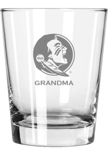 Florida State Seminoles Grandma 15oz Rock Glass - White