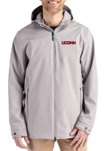 Cutter and Buck UConn Huskies Mens Grey Camano Light Weight Jacket