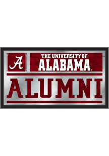 Alabama Crimson Tide Alumni Hanging Back Bar Mirror