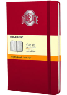 Ohio State Buckeyes Pocket Primary Logo Moleskine Journals - Scarlet Red