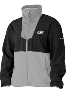 Columbia Oklahoma State Cowboys Womens Black Sequoia Light Weight Jacket
