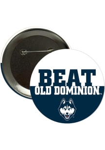 UConn Huskies BEAT Old Dominion 3in Button - Navy Blue