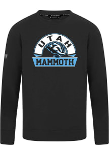Levelwear Utah Mammoth Black Mandate Banner Arch Long Sleeve T Shirt