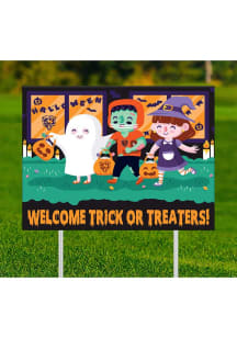 Chicago Bears Trick or Treaters Yard Sign - Navy Blue
