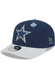 New Era Dallas Cowboys Navy Blue 2T 2026 NFL Draft 9FIFTY Mens Snapback Hat
