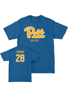 Santiago Ferreira Pitt Panthers Blue NIL Script Short Sleeve Player T Shirt