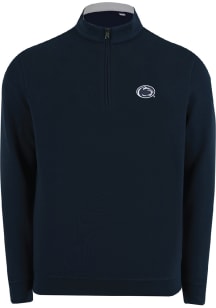 Penn State Nittany Lions Mens Navy Blue Spring Long Sleeve Qtr Zip Pullover