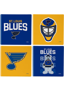 St Louis Blues 4Pk Coaster - Blue