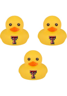 Texas Tech Red Raiders Red 3pk Rubber Duck