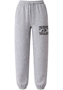 Summit Sportswear Colorado Buffaloes Mens Grey Heather Fleece Sweatpants