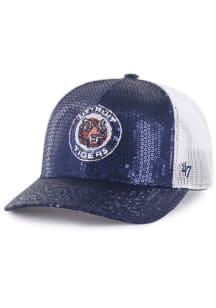47 Detroit Tigers Navy Blue Dazzle Trucker Womens Adjustable Hat