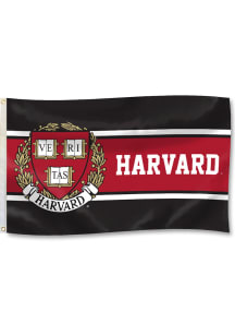 Harvard Crimson 3'x5' DuraWave Panel Silk Screen Grommet Flag - Crimson