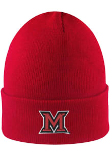 LogoFit Miami RedHawks Red South Pole Mens Knit Hat