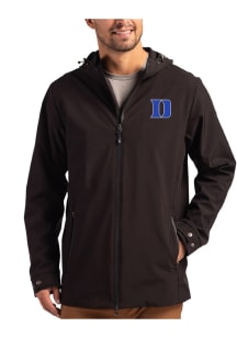 Cutter and Buck Duke Blue Devils Mens Black Camano Light Weight Jacket