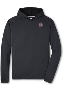Peter Millar Arkansas Razorbacks Mens Black Pine Long Sleeve Hoodie