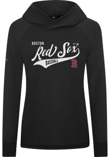 Levelwear Boston Red Sox Womens Black Slender Glide Pullover