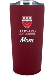 Harvard Crimson 18oz Soft Touch Mom Law Stainless Steel Tumbler - Maroon