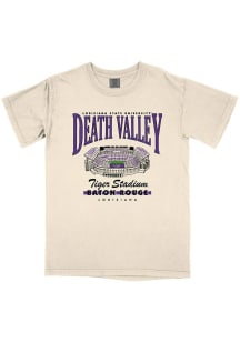 B-Unlimited LSU Tigers Ivory Classic Football Stadium Short Sleeve T Shirt