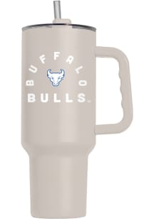 Logo Brands Buffalo Bulls Native PC SS Tumbler Stainless Steel Tumbler - White