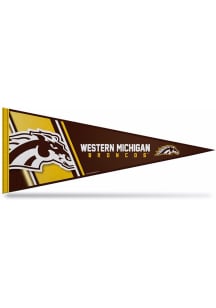 Western Michigan Broncos Bright Light 12x30 Pennant - Brown