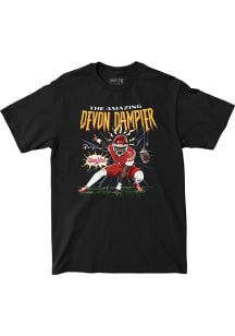 Devon Dampier Utah Utes Black The Amazing Devon Dampier Short Sleeve Fashion Player T Shirt