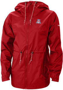 Columbia Arizona Wildcats Womens Red Heat Seal Lily Park Light Weight Jacket