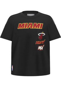 Pro Standard Miami Heat Toddler Black Retro Classics Short Sleeve T-Shirt