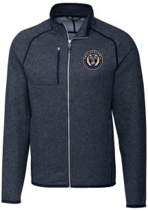 Cutter and Buck Philadelphia Union Mens Navy Blue Mainsail Medium Weight Jacket