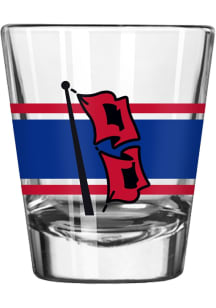 Tulsa Golden Hurricane 2oz Stripe Alternate Shot Glass