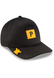 New Era Pittsburgh Pirates Mens Black 2026 Clubhouse 39THIRTY Infinity Flex Hat