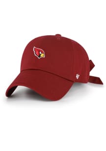 47 Arizona Cardinals Cardinal Bow Back Clean Up Womens Adjustable Hat