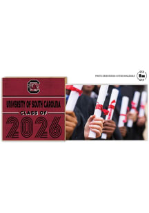 South Carolina Gamecocks Class of 2026 Floating Picture Frame - Garnet