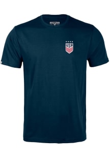 Levelwear USWNT Navy Blue Richmond LIT Short Sleeve T Shirt