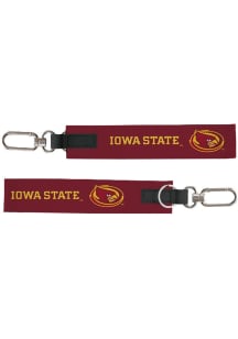 Iowa State Cyclones Oversized KeyStrap Keychain - Cardinal