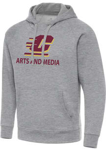 Antigua Central Michigan Chippewas Mens Grey Heather Central Michigan Arts and Media Victory Long..