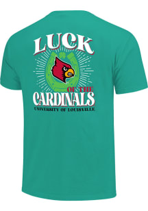 Louisville Cardinals Kelly Green Luck Of The Team Short Sleeve T Shirt