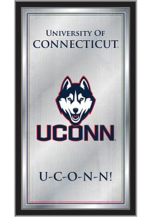 UConn Huskies Fight Song Hanging Back Bar Mirror