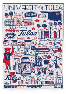 Tulsa Golden Hurricane Jumbo Team Logo Magnet