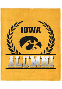 Iowa Hawkeyes Alumni Silk Touch Fleece Blanket - Gold