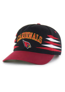 47 Arizona Cardinals Diamond Cut Hitch Adjustable Hat - Black
