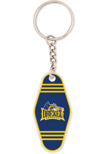 Drexel Dragons Motel Acrylic Keychain - Navy Blue