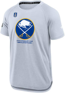 Buffalo Sabres Ash 2026 Playoff Participant Short Sleeve T Shirt