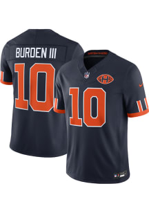 Luther Burden III Nike Chicago Bears Mens Navy Blue Rivalry Limited Football Jersey