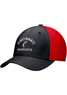 Nike Cincinnati Bearcats Mens Black Primetime Rise Swoosh Flex Hat