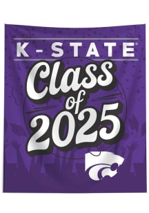 K-State Wildcats Class of 2025 50x60 Tapestry Blanket