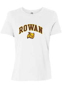 Summit Sportswear Rowan University Womens White ARCH LOGO Short Sleeve T-Shirt