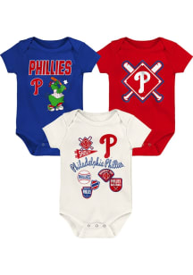 Phillie Phanatic  Philadelphia Phillies Baby Red Home Plate One Piece