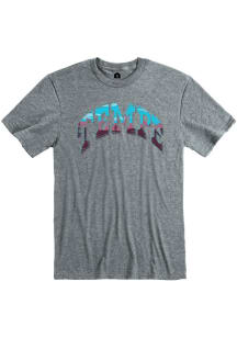 Tempe Navy Blue Wordmark Arch Short Sleeve T Shirt