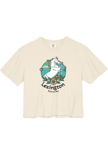 Lexington Womens Ivory Horse Short Sleeve T-Shirt